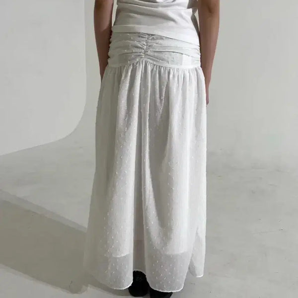 [BUNJANG] WSC Archive Center Drape Maxi Skirt / Wsc archive center drape maxi skirt 센터 드레이프 맥시 스커트 더블에스씨