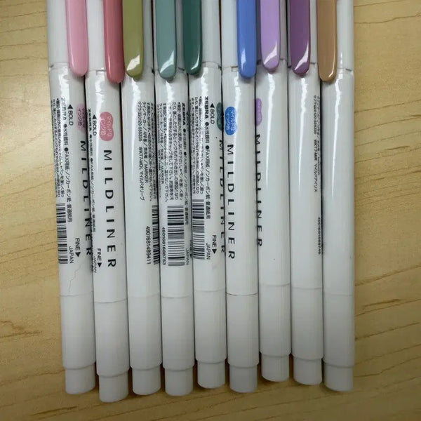 [BUNJANG] Mildliner Highlighters Set (10 count) / MILDLINER 형관펜 10개 새상품 일괄