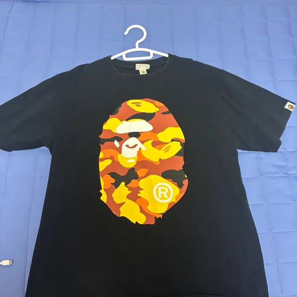 [BUNJANG] BAPE Camo Short Sleeve T-Shirt Black XL / 베이프 카모 반팔티 블랙 XL