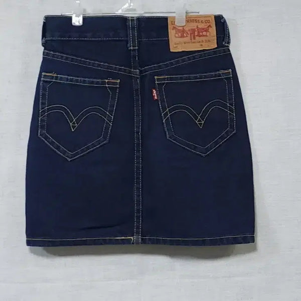 [BUNJANG] Levi's Type 1 Denim Mini Skirt (Size 26-27) / 리바이스 정품 TYPE 1 이효리 데님 미니 스커트 여름 청치마 A라인 치마 26 27