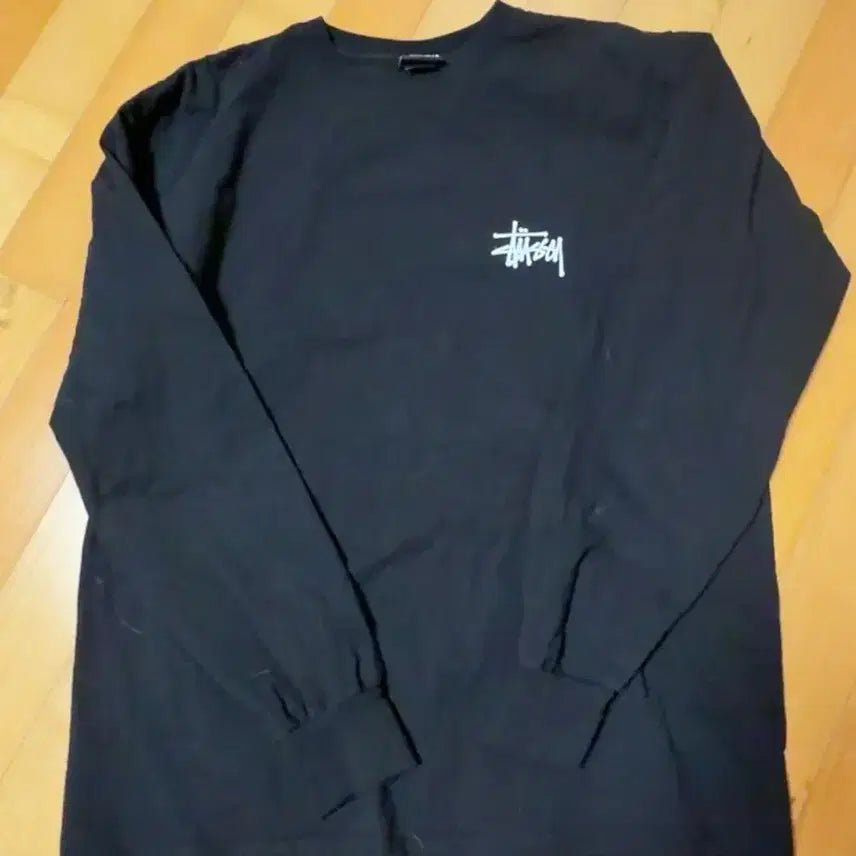 [BUNJANG] Stussy Long Sleeve T-Shirt Black / 스투시 긴팔 티셔츠 블랙