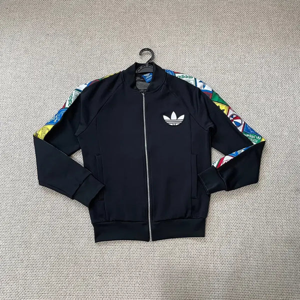 [BUNJANG] Adidas Tape Label Sideline Jersey Jacket L / L 아디다스 테이프라벨 사이드라인 져지 자켓 N.8386