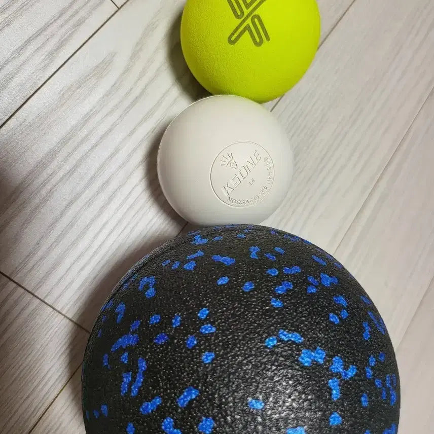 [BUNJANG] Massage Ball and Foam Roller Set (3 Types) / 일괄마사지볼 폼롤러 세트 3종