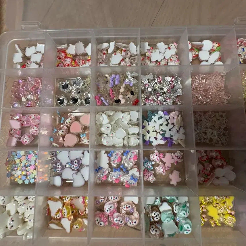 [BUNJANG] Nail & Slime Charms, Stickers Bundle / 네일,슬라임 파츠.스티커 일괄판매