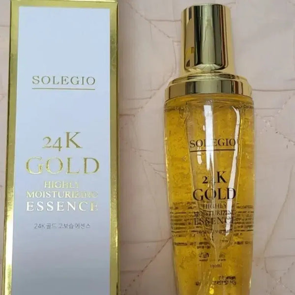 [BUNJANG] Solvejio 24K Gold High Moisturizing Essence 130ml / 솔레지오 24K 골드 하이 모이스처라이징 에센스 130ml