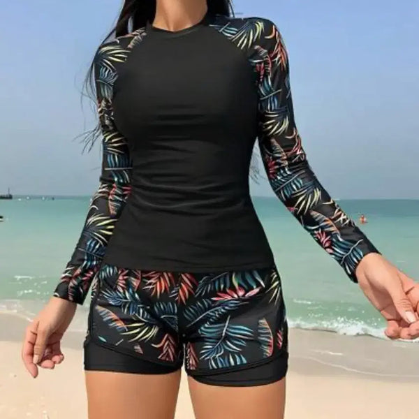 [BUNJANG] Women's Rash Guard Set (Top & Bottom) - New, Unworn / 여성 래쉬가드 상하의 세트 미착용새상품
