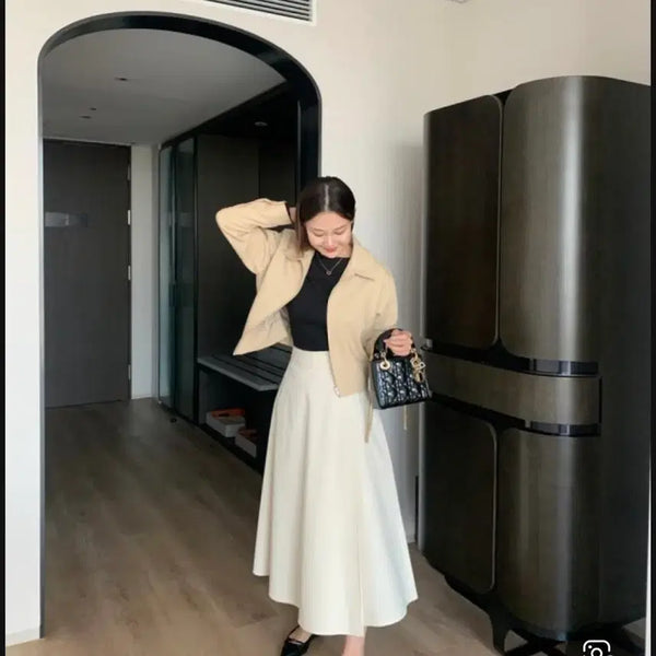 [BUNJANG] Hazel Mode Jay Skirt Cream S / 헤이즐모드 제이스커트 크림 s