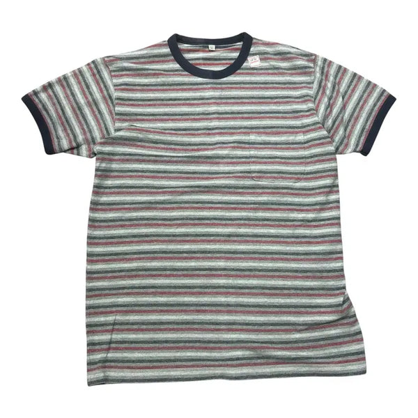 [BUNJANG] Uniqlo Japan Striped Short Sleeve T-Shirt / (만원 빈티지) 유니클로 재팬 스트라이프 반팔티