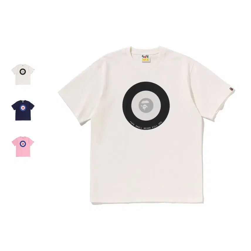 [BUNJANG] BAPE Target Short Sleeve T-Shirt / 베이프 에이프 타겟 반팔티