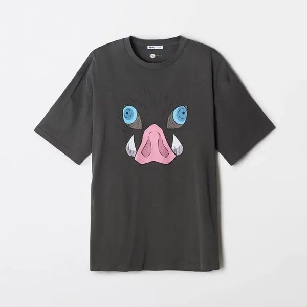 [BUNJANG] SPAO Demon Slayer Inosuke Short Sleeve T-Shirt / 스파오 귀멸의칼날 이노스케 반팔티