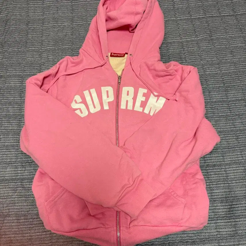 [BUNJANG] Supreme Zip-Up Hoodie / 슈프림 집업후드