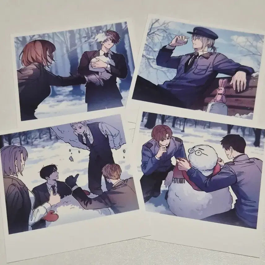 [BUNJANG] Third Eyeblind 3rd Team Hyunjoo Polaroid Set / 괴담출근 백일몽 d조 동기조 제삼 현무3팀 틈블러님 폴라로이드 4종