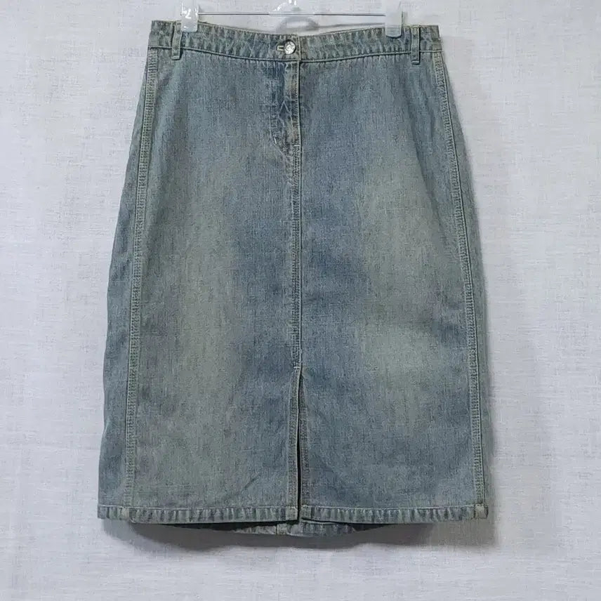 [BUNJANG] TIME POSTMODERN Vintage Denim Midi Skirt / 한섬 정품 타임 TIME 포스트모던 빈티지 데님 미디 스커트 청치마 26 27