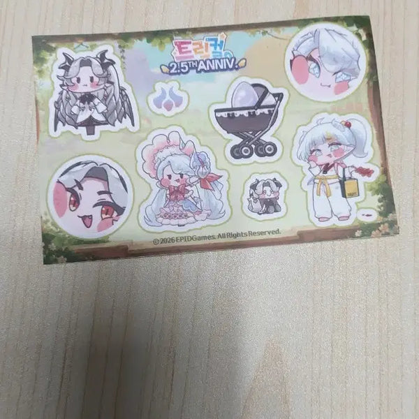 [BUNJANG] Tricolore Busan Collaboration Cafe Vivi Sticker / 트릭컬 부산 콜라보카페 비비스티커 판매합니다