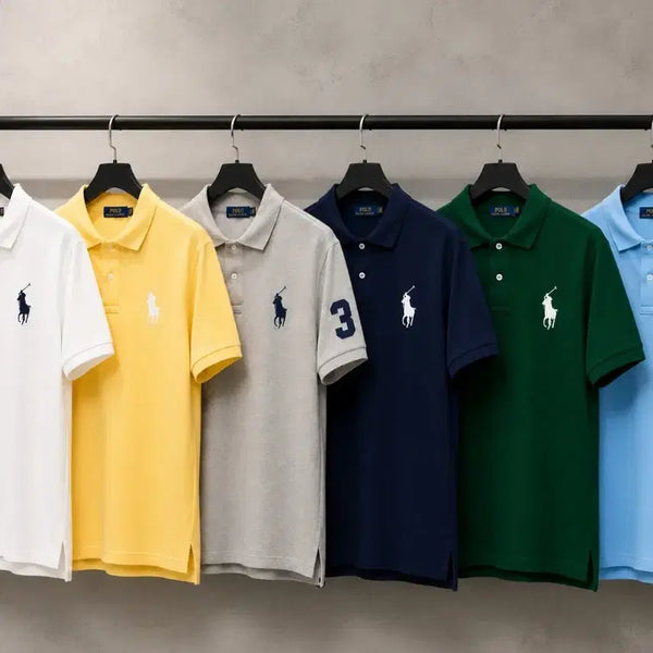 [BUNJANG] Polo Ralph Lauren Big Pony PK Collar T-Shirt / 무료배송)폴로 랄프로렌 빅포니 PK카라티 남여공용