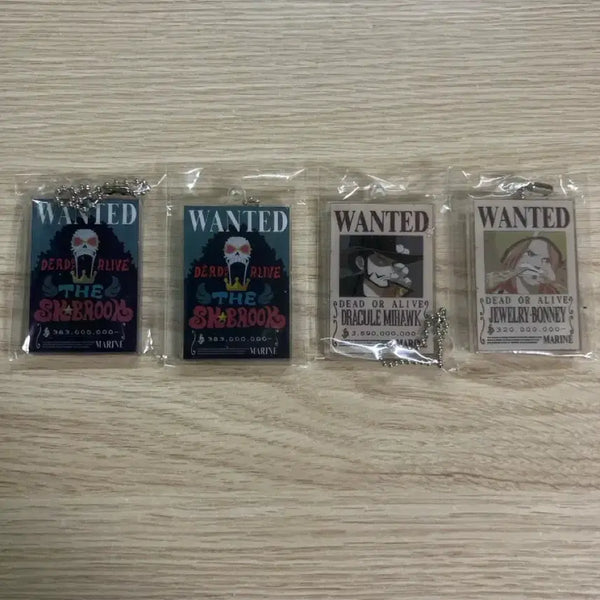 [BUNJANG] One Piece Wanted Poster Keychains Bundle / 원피스 수배서 키링 일괄
