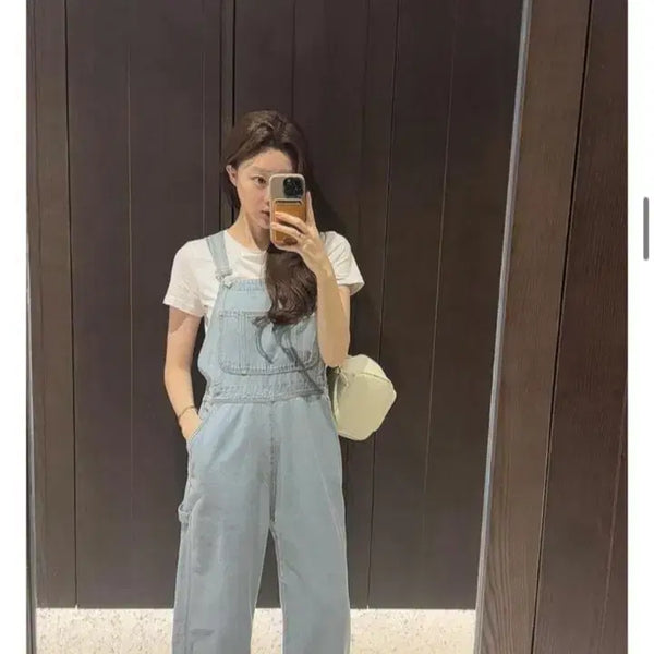 [BUNJANG] Blumin Lake Denim Overalls / 블루민 Blumin 레이크 데님 오버롤