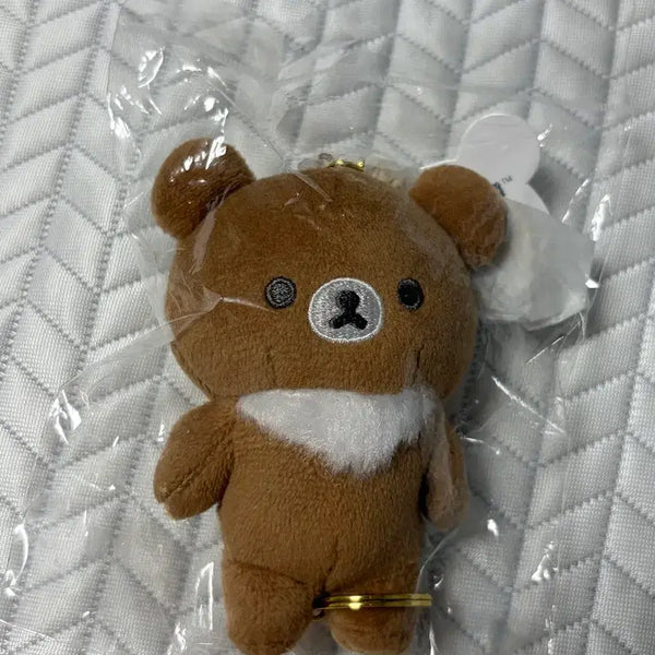 [BUNJANG] Chairoikoguma Fluffy Reel Pass Keyring Holder Charm / 차이로이코구마 모후모후 릴패스 키링 키홀더 인형