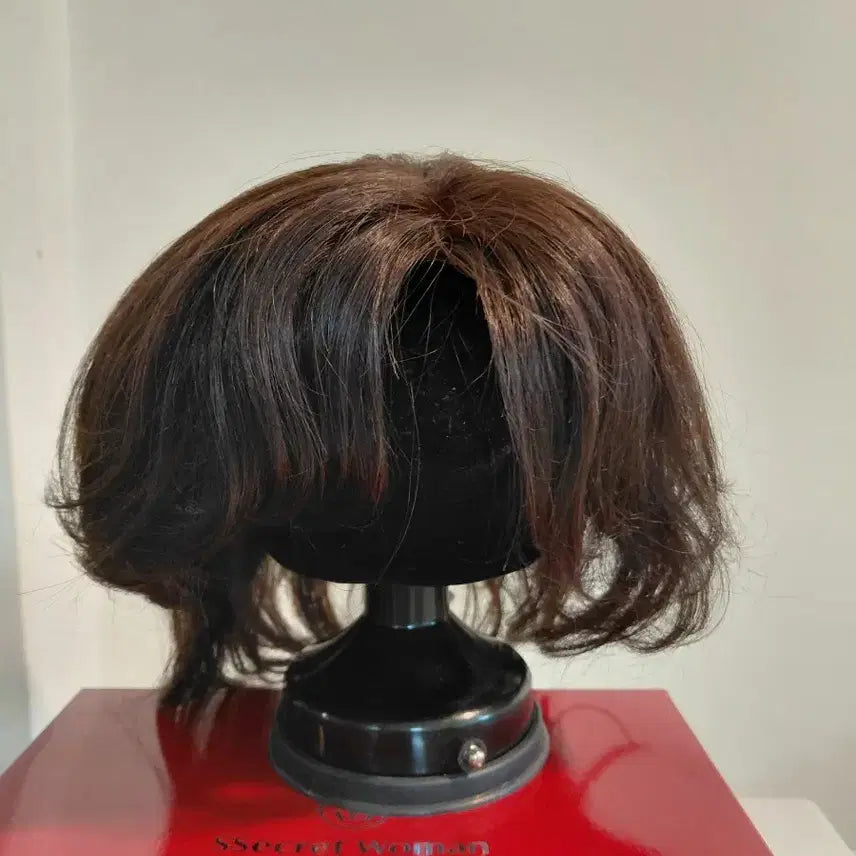 [BUNJANG] Secret Woman Premium Women's Wig - Brown Bob Style / 시크릿우먼 최상급 프리미엄 여성가발 [신세계백화점 구매/무상 AS 가능]