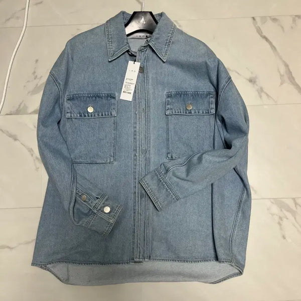 [BUNJANG] IRO Light Blue Denim Shirt Jacket / IRO(이로) 데님 셔츠 자켓 라이트 블루