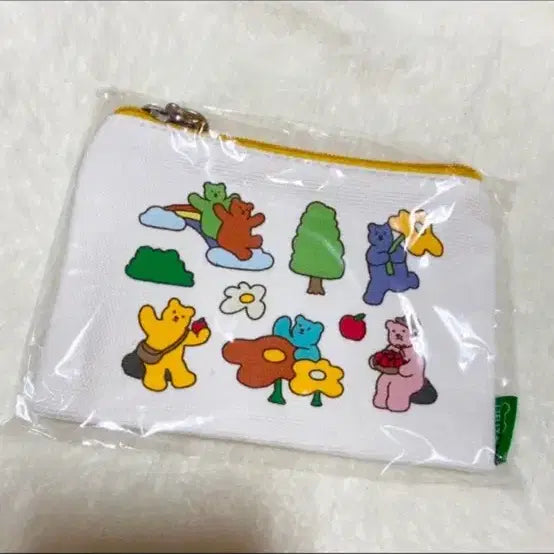 [BUNJANG] Cute Bear Character Pouch / 곰돌이 캐릭터 파우치