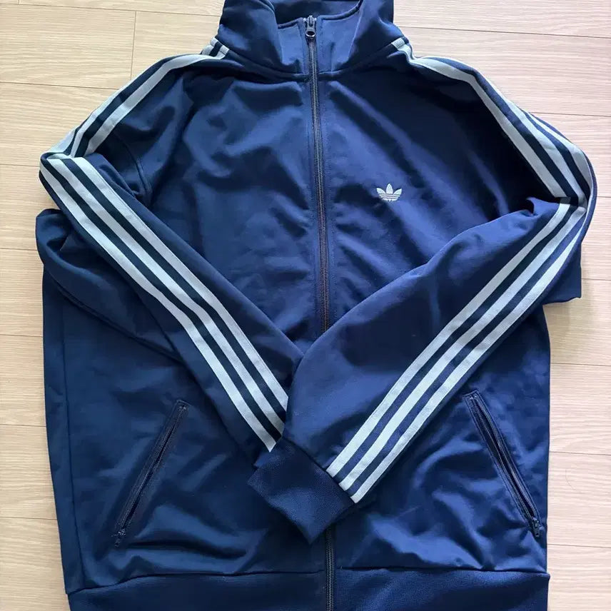 [BUNJANG] Adidas Beckenbauer Jersey Navy XS / 아디다스 베켄 바우어 져지 네이비 xs