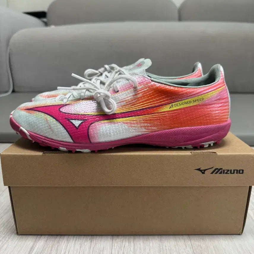 [BUNJANG] Mizuno Alpha 3 Elite AS TF Futsal Shoes Size 275 / [275] 미즈노 알파3 엘리트 AS TF 풋살화
