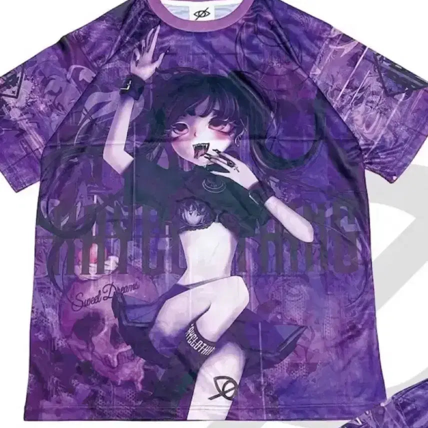 [BUNJANG] KRY Clothing Jirei-kei Punk T-Shirt / kry clothing ak몰 양산형 지뢰계 서브컬쳐 펑크 티셔츠 중브