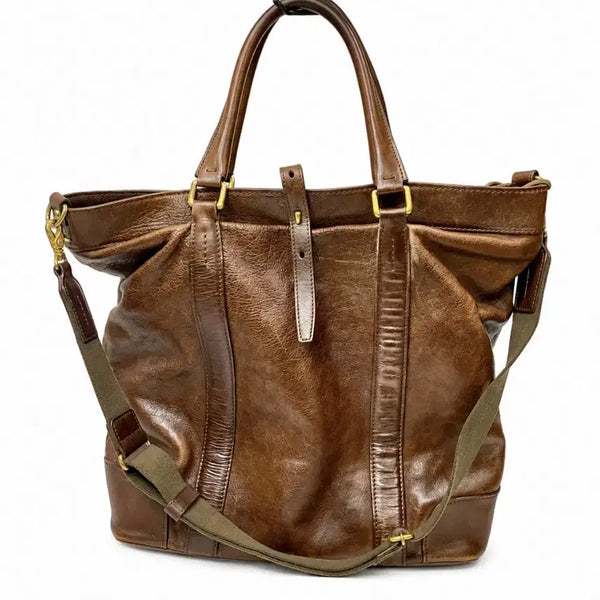 [BUNJANG] Yoshida Porter Calfskin Tote Bag / 요시다 포터 소가죽 토트백