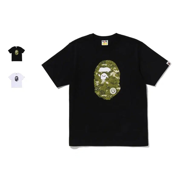 [BUNJANG] BAPE Multi Pixel Camo Ape Head Short Sleeve T-Shirt / 베이프 멀티 픽셀 카모 에이프 헤드 반팔티