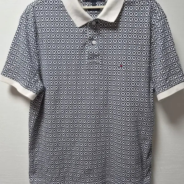 [BUNJANG] Tommy Hilfiger Pattern Polo Shirt - Size S / 타미힐피거 패턴 카라티 S