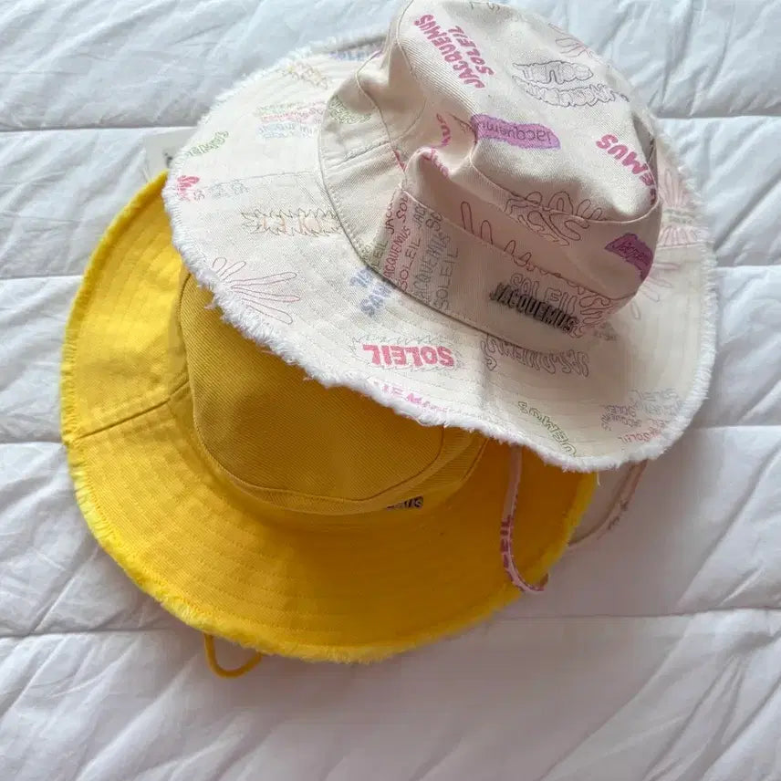 [BUNJANG] Jacquemus Le Bob Artichaut Bucket Hat Yellow Size 58 / 자크뮈스 르 밥 아티초크 버킷햇 58 사이즈 옐로우 1개
