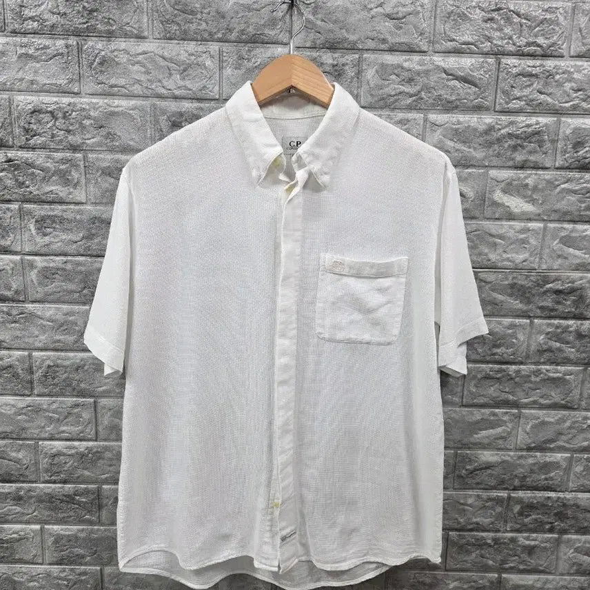 [BUNJANG] CP Company White Shirt (Size 95, fits 100) / CP컴퍼니 셔츠 화이트  사이즈 95  크게나옴