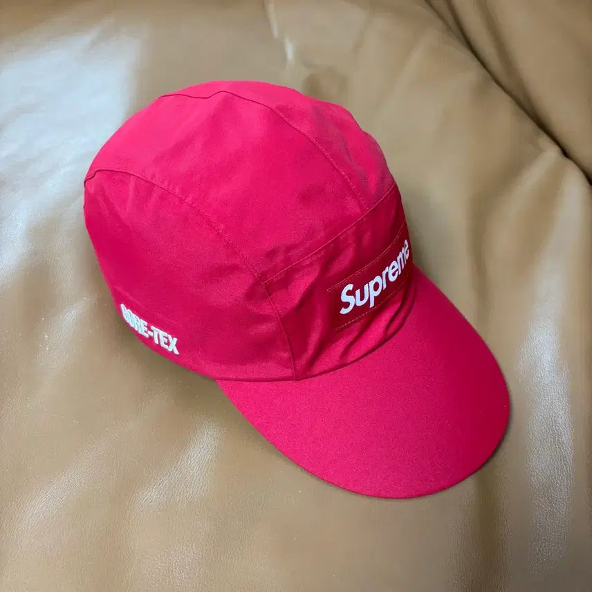[BUNJANG] Supreme Box Logo Gore-Tex Long Bill Camp Cap Red 21SS / 슈프림 캠프캡 모자 박스로고 고어텍스 롱빌 레드 21SS