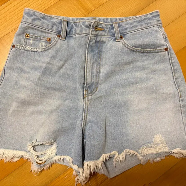 [BUNJANG] R2W Light Wash Denim Shorts Size 2 / r2w 연청  반바지 2사이즈