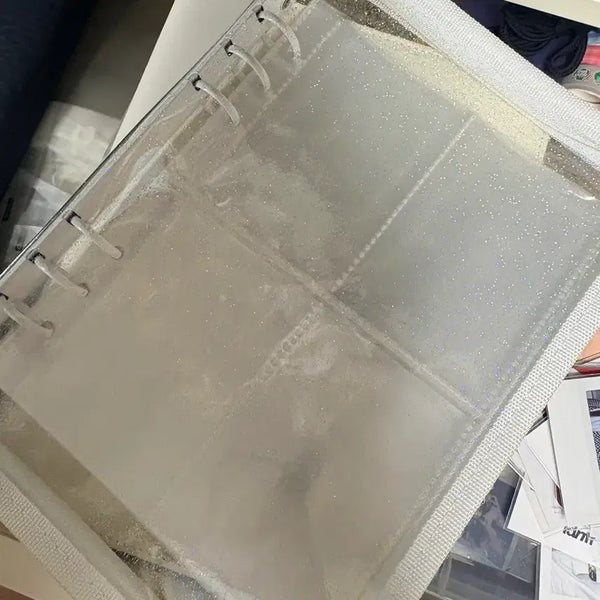 [BUNJANG] White Binder with Double-Sided Sleeves / 바인더 화이트