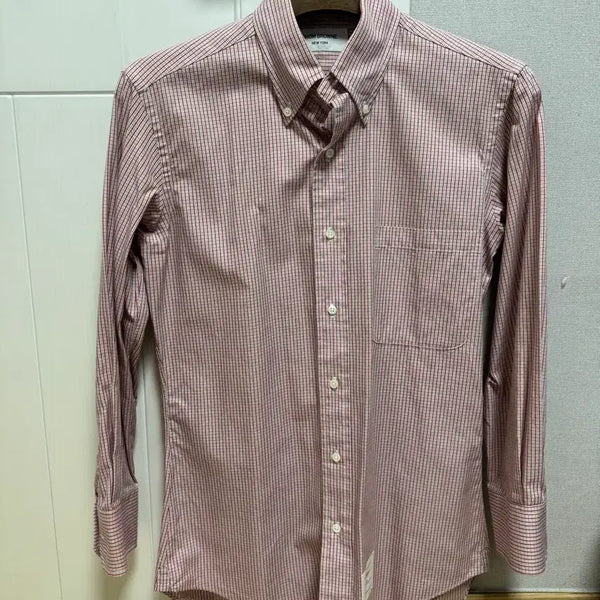 [BUNJANG] Thom Browne Check Pattern Slim Fit Shirt Size 1 / 톰브라운 셔츠  남방 1사이즈