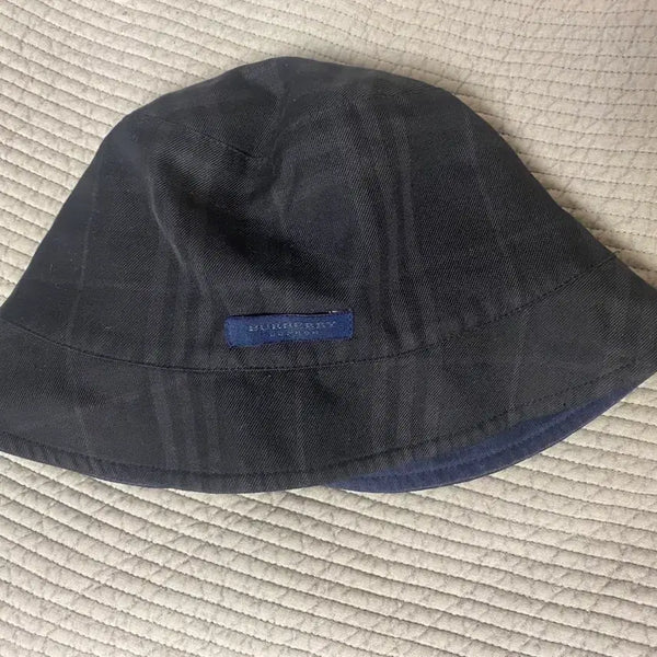 [BUNJANG] Burberry Black Check Bucket Hat / 버버리 버킷햇 블랙체크 정품