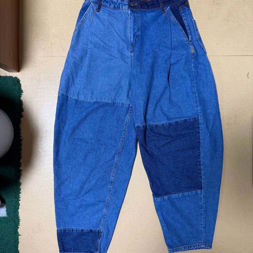 [BUNJANG] ZARA x ADER Error Barrel Leg Jeans Blue / 자라 아더에러 배럴 레그 진 블루