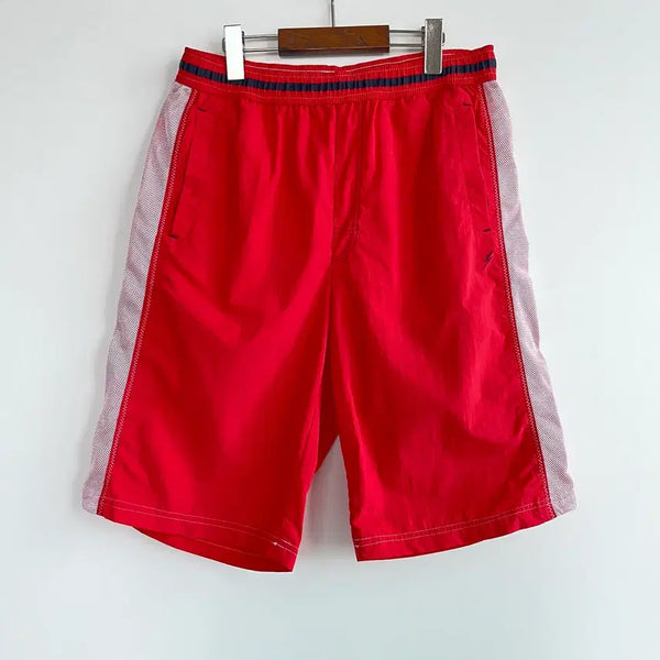 [BUNJANG] Karl Max Red Stitch Bending Shorts Size M (95) / Karl Max 칼마 레드 스티치 밴딩 반바지 95