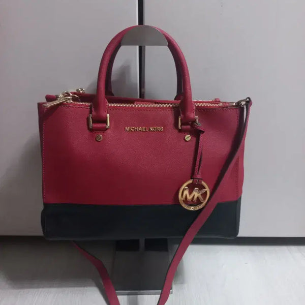 [BUNJANG] Michael Kors Saffiano Leather Tote Bag / Crossbody Bag / 마이클코어스 사피아노가죽 토트백 겸 크로스백