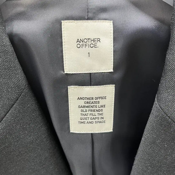 [BUNJANG] Another Office Legacy Single Blazer Charcoal Size 1 / 어나더오피스 레거시 블레이저 Legacy Single Blazer 차콜 사이즈 1