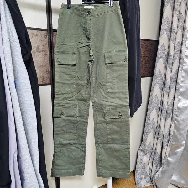 [BUNJANG] Khaki Cargo Pants / 카키색 카고 팬츠