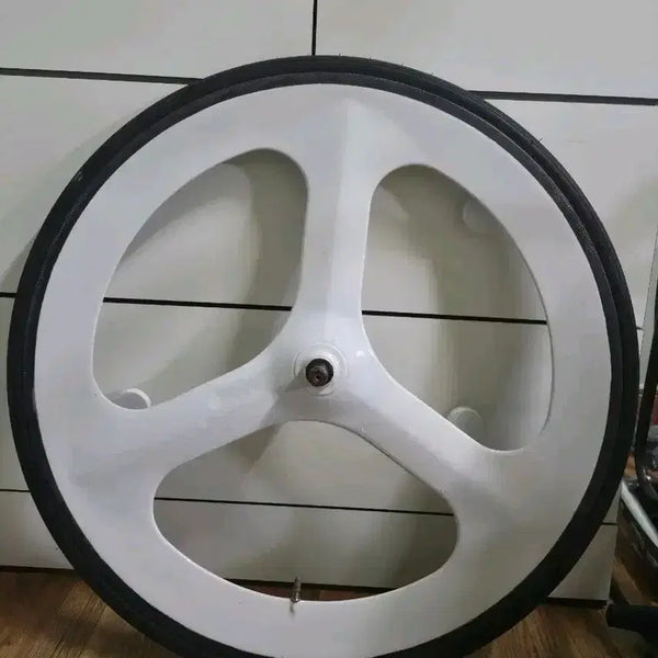 [BUNJANG] JinBike Carbon Tripod Seatpost - White / 픽시 카본 삼발이 하얀색