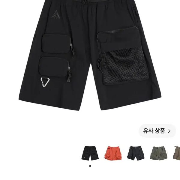 [BUNJANG] Nike ACG Cargo Shorts Black Dark Beetroot Asia Fit / 나이키 ACG 카고 쇼츠 블랙 다크 비트룻 - 아시아