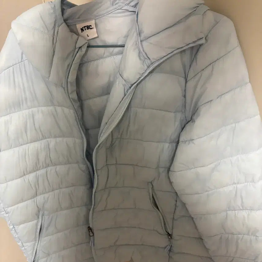 [BUNJANG] Lightweight Padded Jacket Light Blue / 경량패딩 L