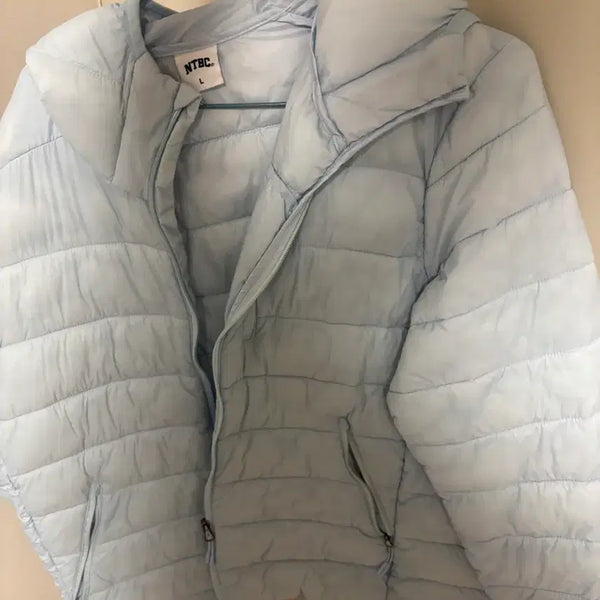 [BUNJANG] Lightweight Padded Jacket Light Blue / 경량패딩 L