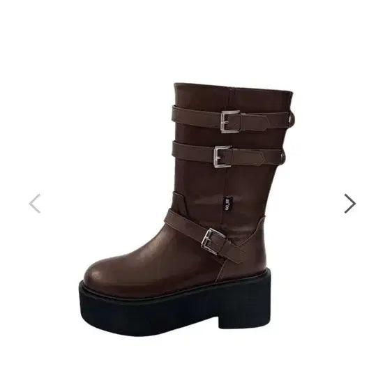 [BUNJANG] Ason Maya Boots Midi Brown / 애즈온 ason 마야부츠 미디 브라운 245