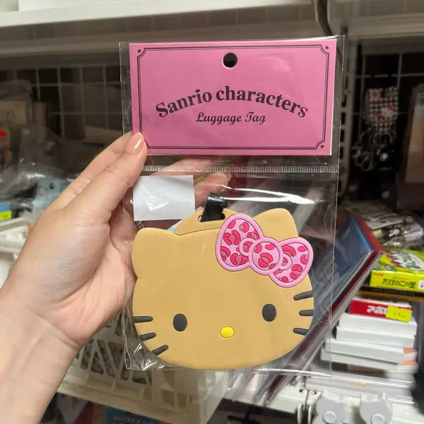 [BUNJANG] Sanrio Tanning Kitty Leopard Kitty Luggage Tag / 태닝키티 호피키티 캐리어 러기지택 이름표