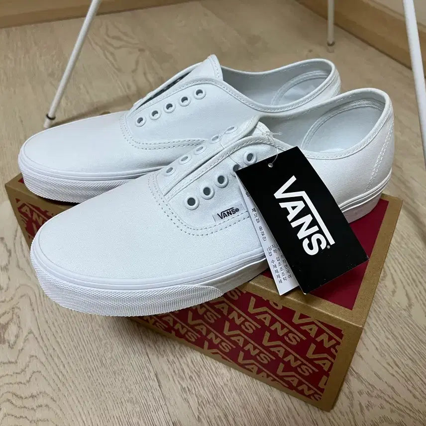 [BUNJANG] Vans Authentic Gore White Shoes (265mm) / 반스 어센틱 고어 265mm